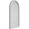 Ekena Millwork Round Top Surface Mount PVC Gable Vent: Functional, w/ 2"W x 1-1/2"P Brickmould Frame, 22"W x 42"H GVPRT22X4202SF - alternate 4